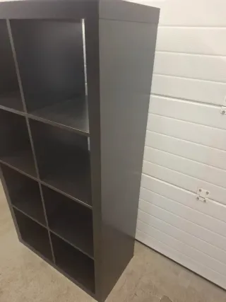 Estantería Kallax Ikea Negra/Marrón