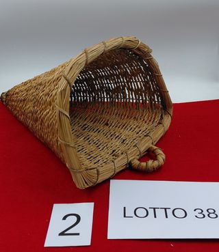 Gerla in vimini intrecciato