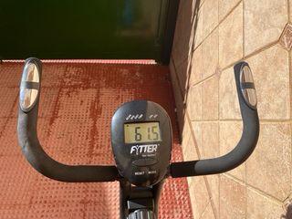 Bicicleta Estática Plegable Azul