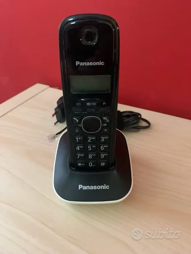 Telefono Cordless Panasonic Nero