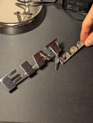 Stemma Scritta Logo FIAT 1100 Vintage