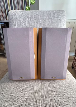 Pareja Altavoces JVC Madera y Gris