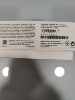 Airpods 3ª Gen (2021) Apple Blancos