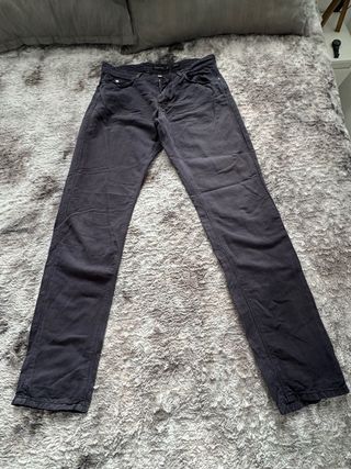 Pantalón Massimo Dutti azul marino