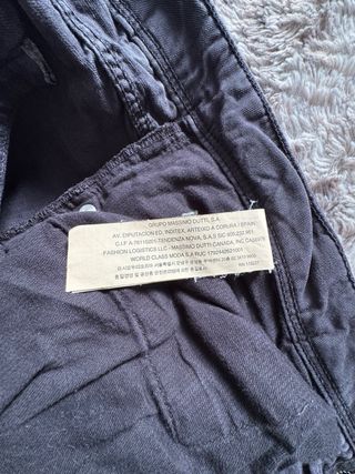 Pantalón Massimo Dutti azul marino