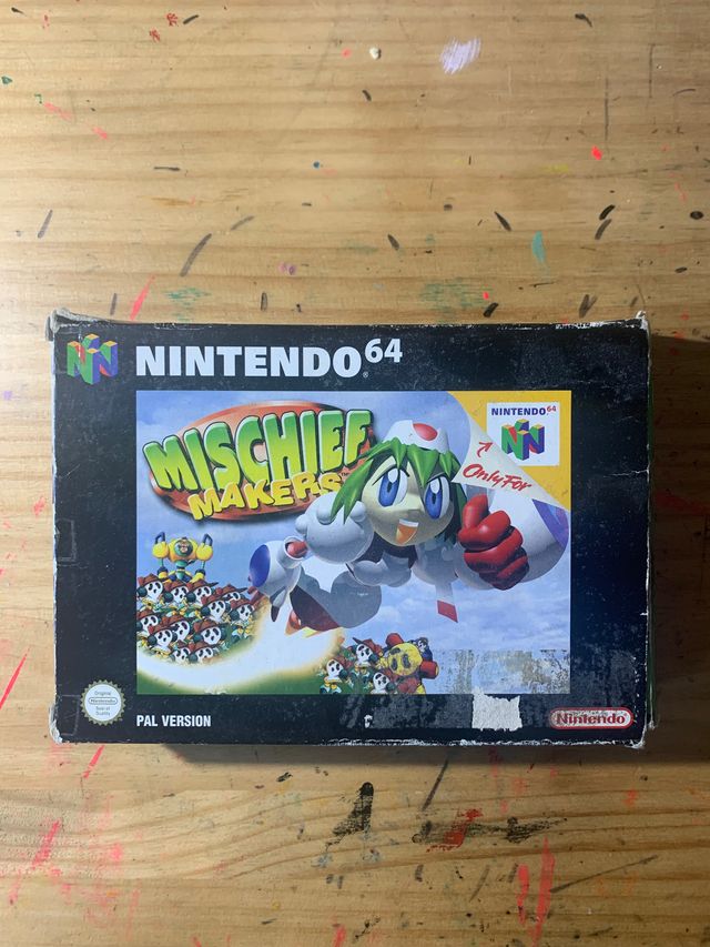 Mischief Makers N64 con scatola e manuali