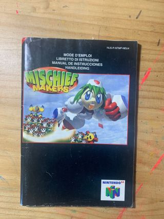 Mischief Makers N64 con scatola e manuali
