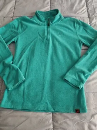 Polar de cuello alto con cremallera