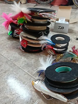 Curricanes y mas artes de pesca desde barco