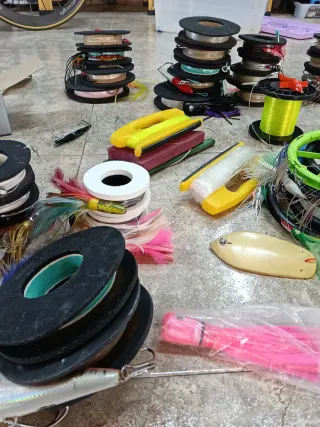 Curricanes y mas artes de pesca desde barco