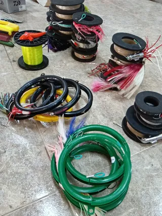 Curricanes y mas artes de pesca desde barco