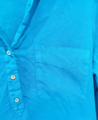 Camisola Zara Lino Talla L Azul