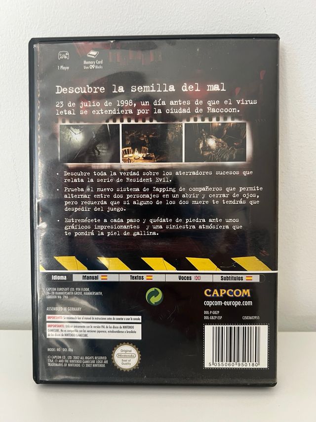 Resident Evil Zero per Nintendo GameCube