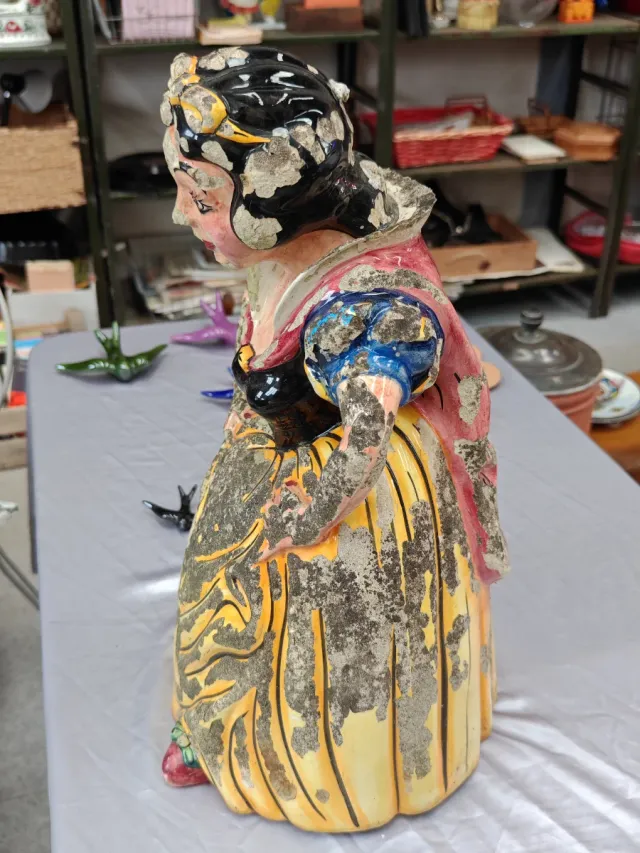 Figura grande Blancanieves Terracota Multicolor