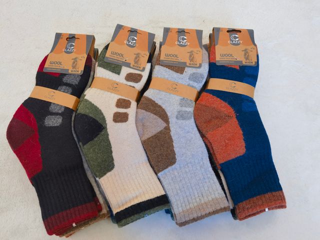 12 Pares Calcetines Lana Niño Talla 31-34