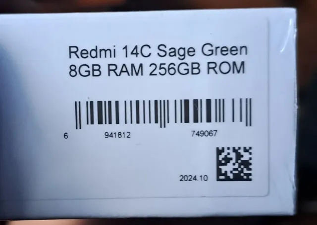 Xiaomi Redmi 14C 256GB Verde Nuovo