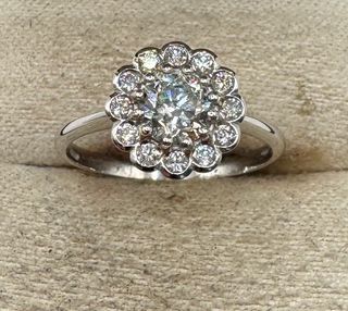 Anillo Oro 18kt Diamantes 0.80ct