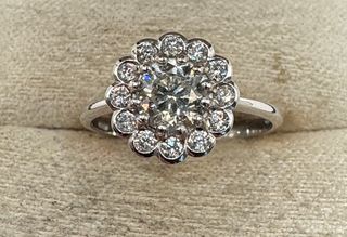 Anillo Oro 18kt Diamantes 0.80ct