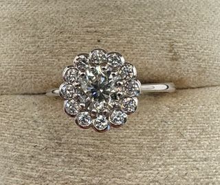 Anillo Oro 18kt Diamantes 0.80ct