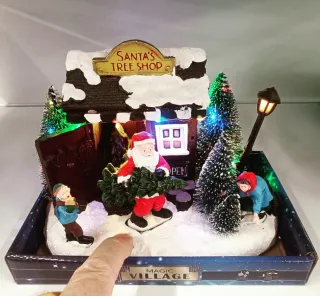 Scena Villaggio Natalizio Magic Village