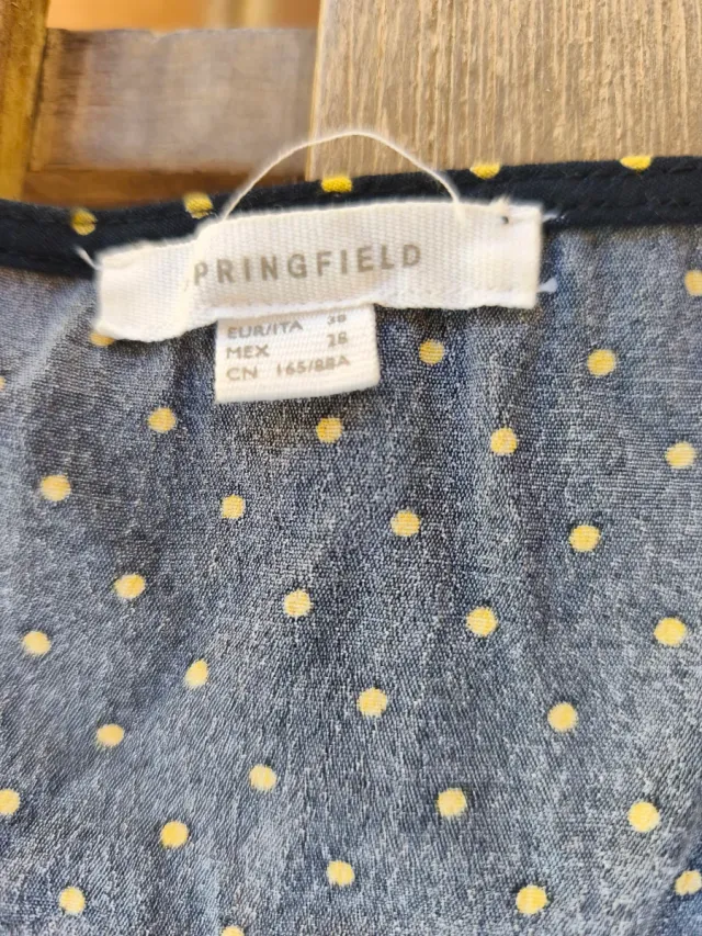 Vestido largo estampado floral Springfield