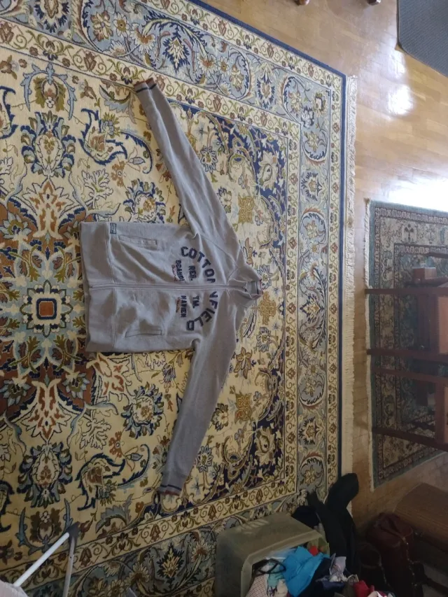 Sudadera Cottonfield Gris Talla S