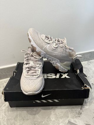 Nike React Vision Mujer Beige/Rosa