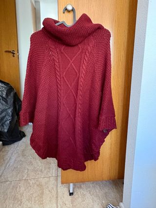 Poncho Granate Talla Única