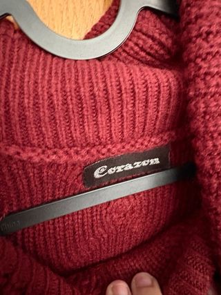 Poncho Granate Talla Única