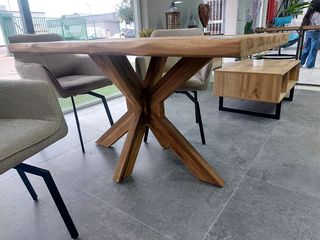 BLACK FRIDAY MESA RUSTICA DE MADERA NATURAL