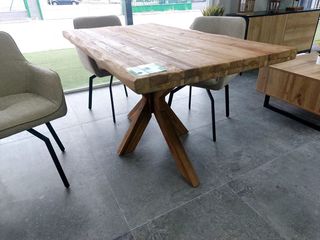 BLACK FRIDAY MESA RUSTICA DE MADERA NATURAL