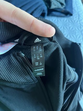 Conjunto Deportivo Adidas Niño Negro Gris