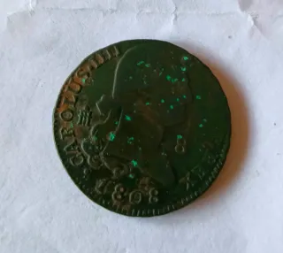 4 Monedas Carlos IV Segovia