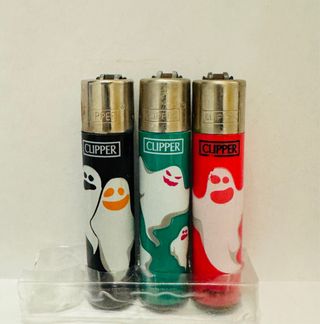 Lotto 33 accendini Clipper vari design