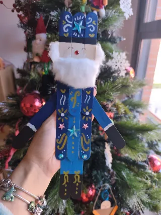 Adorno di Natale in Stile Schiaccianoci Fatto a Mano