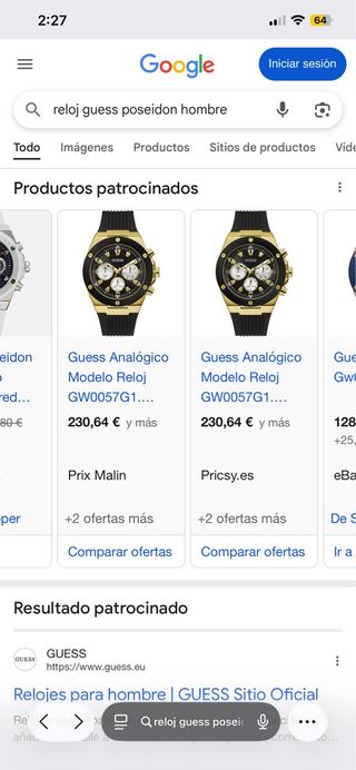 Reloj Guess Poseidón Origen