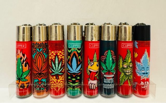 Lote 21 Clipper Vários Designs de folhas