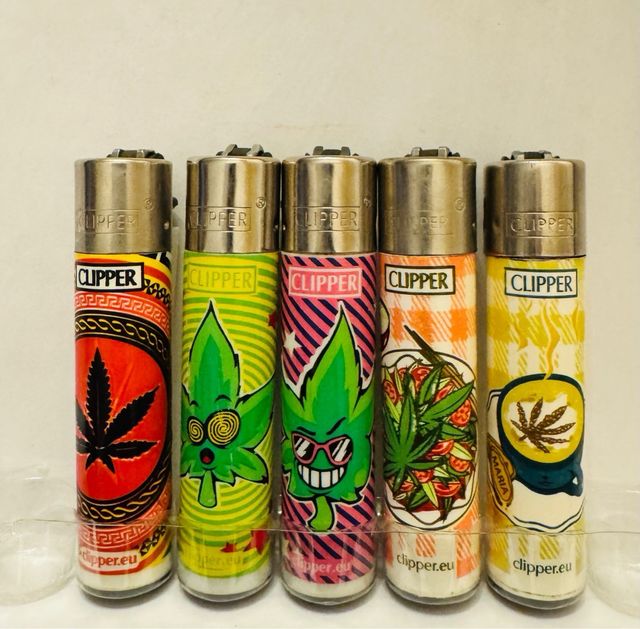 Lote 21 Clipper Vários Designs de folhas