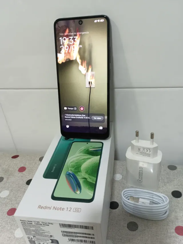 ☎️Xiaomi Redmi Note 12 5G Negro☎️