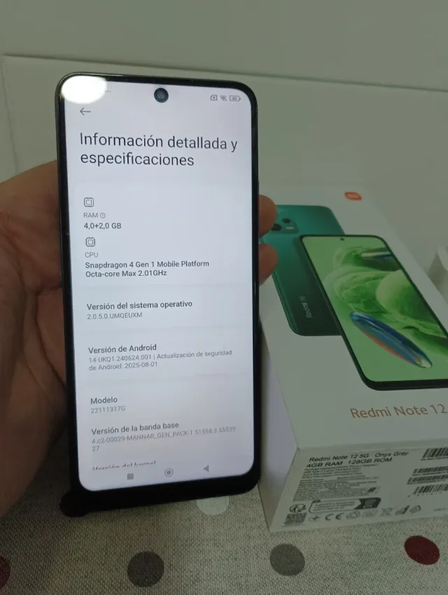 ☎️Xiaomi Redmi Note 12 5G Negro☎️