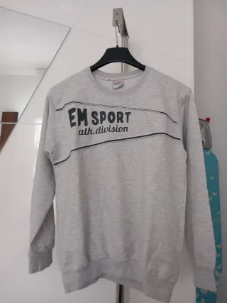 Felpa EM Sport grigia