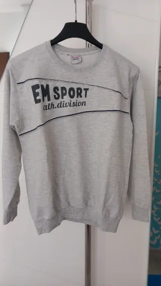 Felpa EM Sport grigia