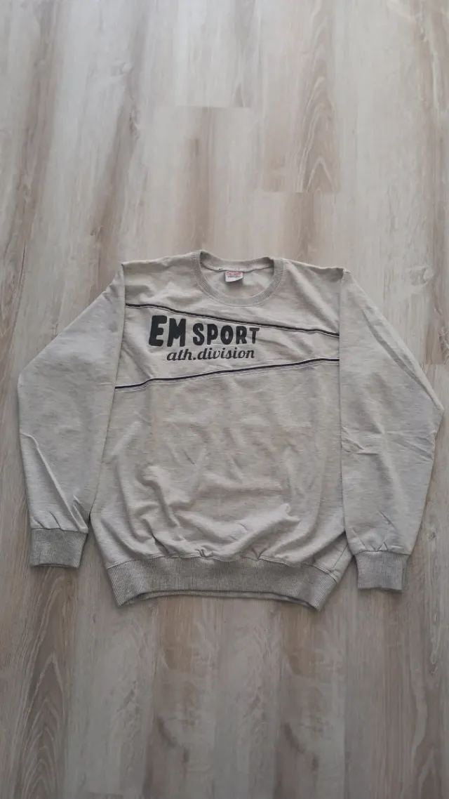 Felpa EM Sport grigia