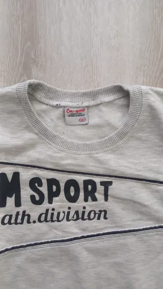 Felpa EM Sport grigia