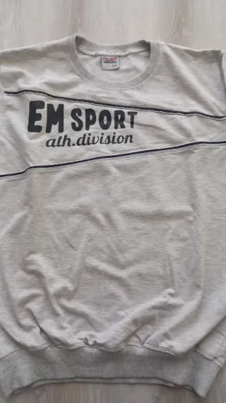Felpa EM Sport grigia