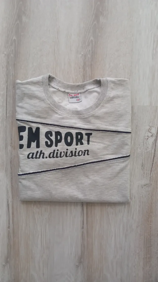 Felpa EM Sport grigia