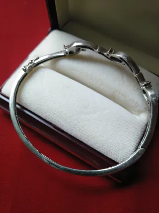 Pulsera Plata y Circonitas