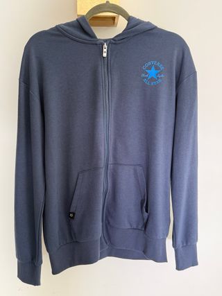 Sudadera Converse niño azul