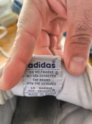 Adidas Bambas Piel Velcro Hombre