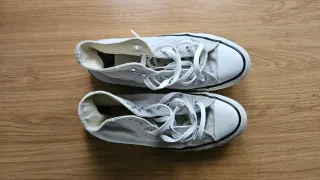 Converse All Star altas gris claro